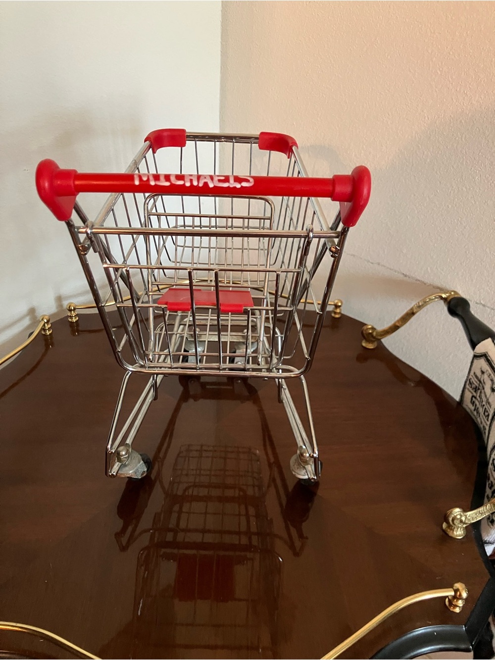 Miniature Shopping Cart